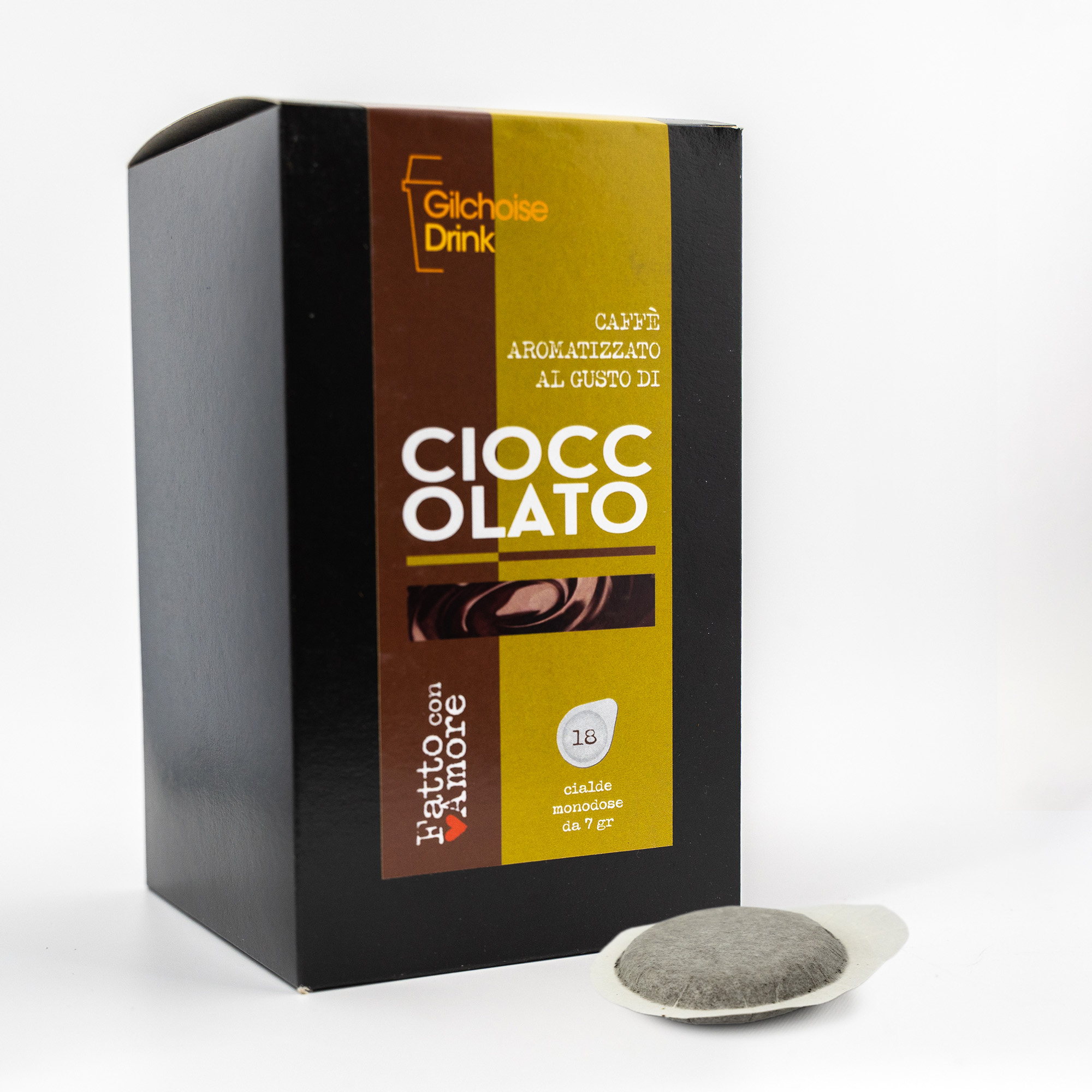 Caffè aromatizzato al CIOCCOLATO Cialde ESE 44 mm - Mokacika