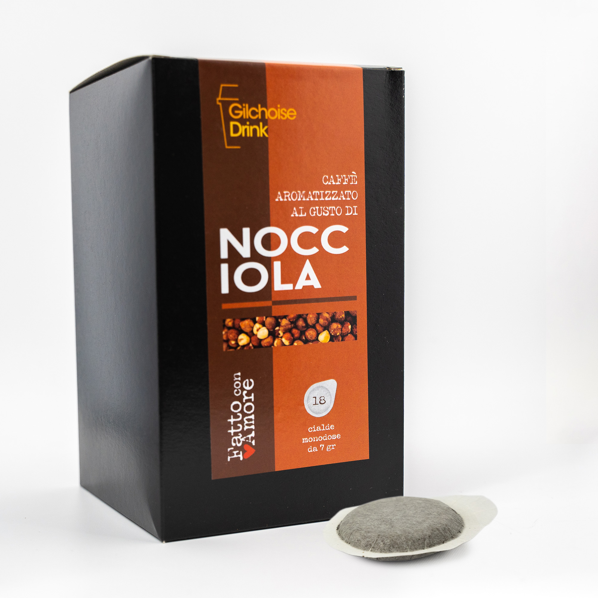 Caffè aromatizzato alla NOCCIOLA Cialde ESE 44 mm - Mokacika