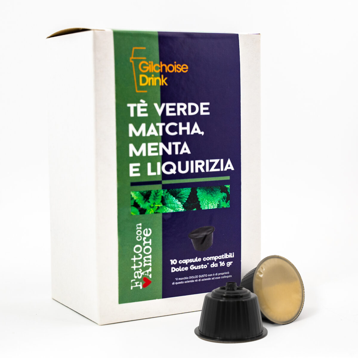 INFUSO THE VERDE MATCHA, MENTA E LIQUIRIZIA Compatibili Dolce Gusto - Magikaffè